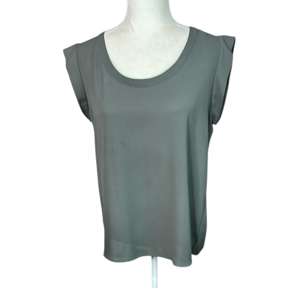Pleione Olive Green Boxy Relaxed Fit Size M - Picture 6 of 6